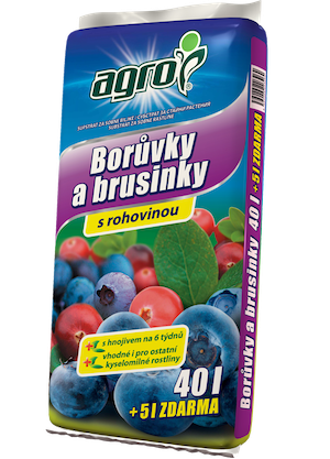 Substrát Agro s rohovinou na borůvky a brusinky