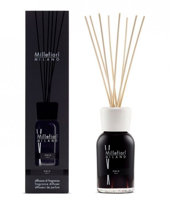 Aroma difuzér, Millefiori Natural, Nero, provonění 90 dní
