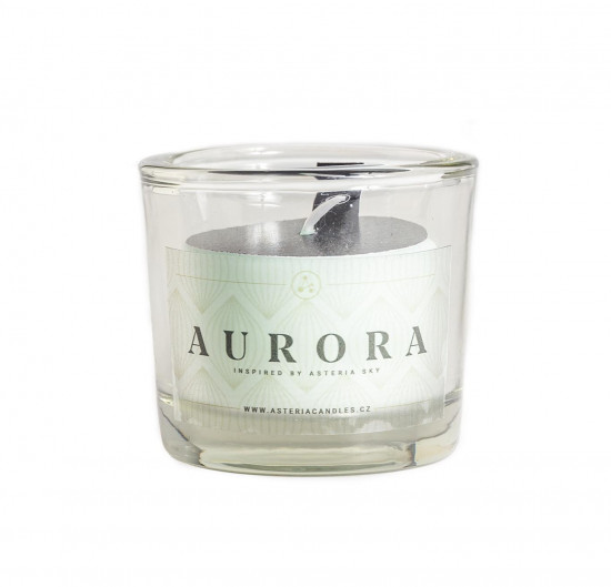 Aromatická svíčka, Asteria Candles Aurora, hoření až 9 hod
