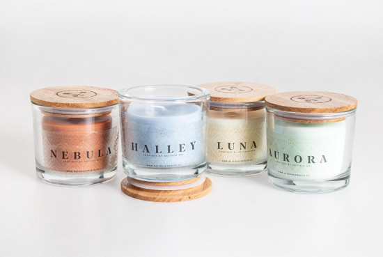 Aromatická svíčka, Asteria Candles Luna, hoření až 40 hod-23032