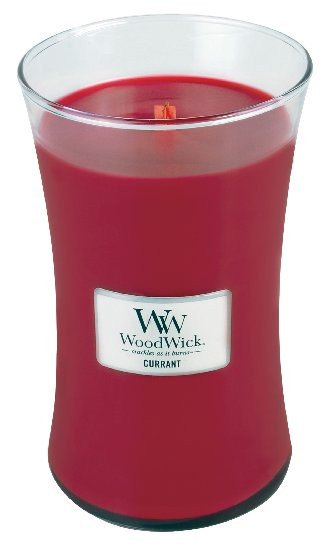 Aromatická svíčka váza, WoodWick Currant, hoření až 120 hod-247