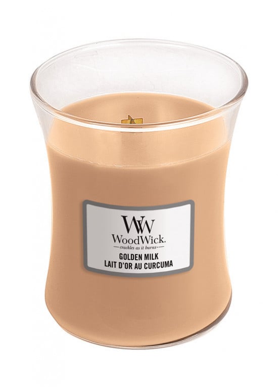 Aromatická svíčka váza, WoodWick Golden Milk, hoření až 65 hod-1226