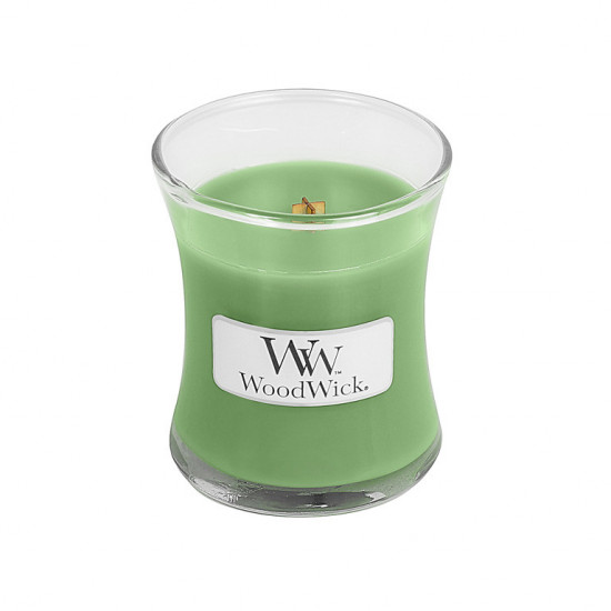 Aromatická svíčka váza, WoodWick Hemp & Ivy, hoření až 30 hod-707