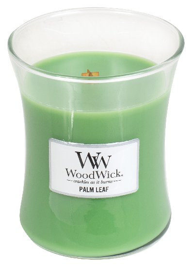 Aromatická svíčka váza, WoodWick Palm Leaf, hoření až 65 hod-148