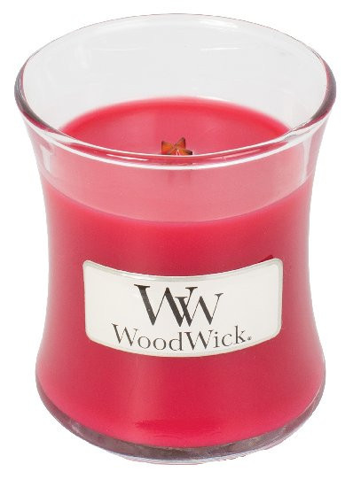 Aromatická svíčka váza, WoodWick Radish and Rhubarb, hoření až 30 hod-350