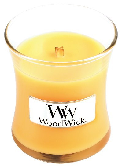 Aromatická svíčka váza, WoodWick Seaside Mimosa, hoření až 30 hod-106