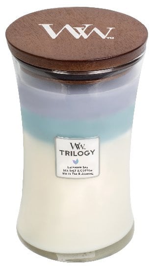 Aromatická svíčka váza, WoodWick Trilogy Calming Retreat, hoření až 120 hod-823
