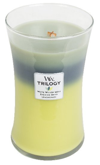 Aromatická svíčka váza, WoodWick Trilogy Woodland Trilogy, hoření až 120 hod-597
