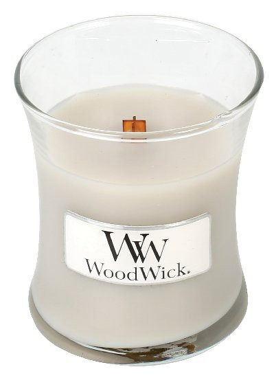 Aromatická svíčka váza, WoodWick Warm Wool, hoření až 30 hod-274