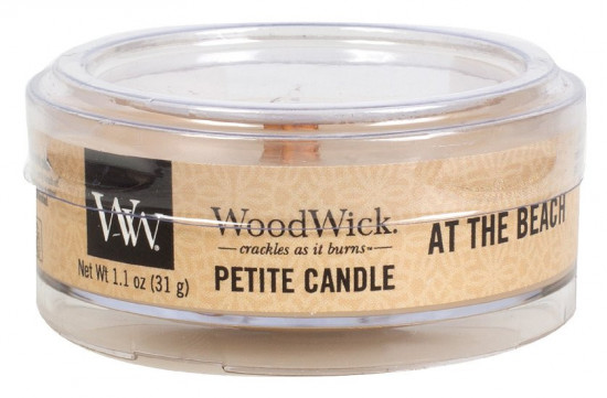 Aromatická svíčka, WoodWick Petite At the Beach, hoření až 8 hod-590