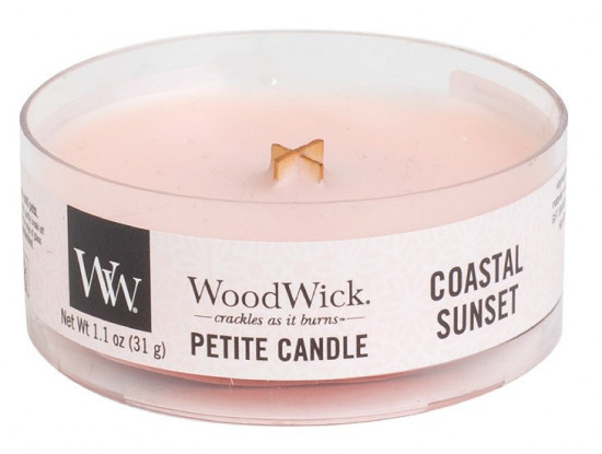 Aromatická svíčka, WoodWick Petite Coastal Sunset, hoření až 8 hod-710