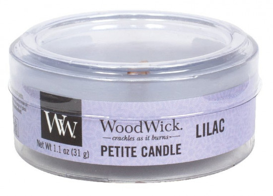 Aromatická svíčka, WoodWick Petite Lilac, hoření až 8 hod-456
