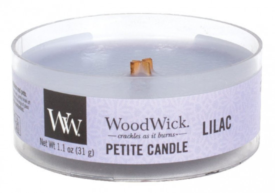 Aromatická svíčka, WoodWick Petite Lilac, hoření až 8 hod-512