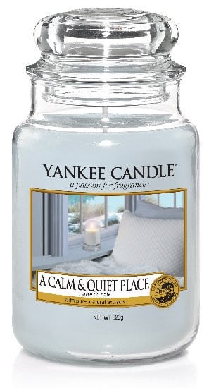 Aromatická svíčka, Yankee Candle A Calm & Quiet Place, hoření až 150 hod