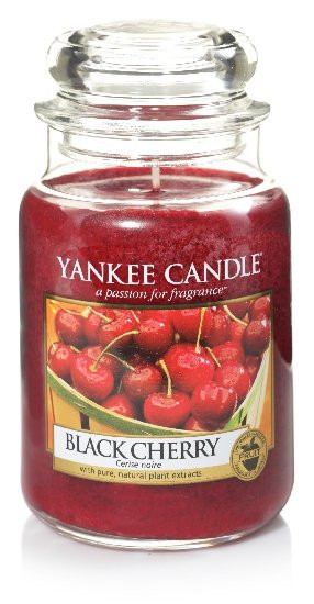 Aromatická svíčka, Yankee Candle Black Cherry, hoření až 150 hod-71
