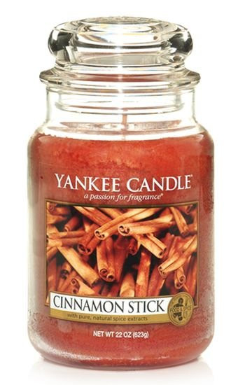 Aromatická svíčka, Yankee Candle Cinnamon Stick, hoření až 150 hod-1040