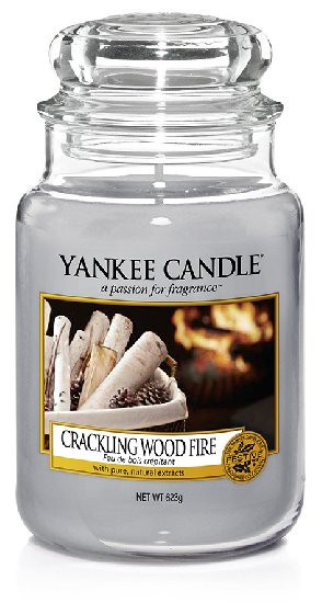 Aromatická svíčka, Yankee Candle Crackling Wood Fire, hoření až 150 hod-4821