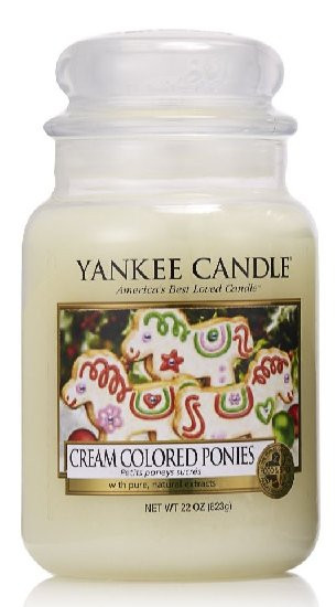 Aromatická svíčka, Yankee Candle Cream Colored Ponies, hoření až 150 hod-4835