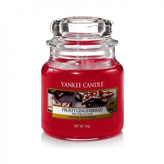 Aromatická svíčka, Yankee Candle Frosty Gingerbread, hoření až 30 hod-15191