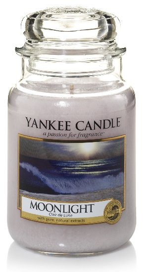 Aromatická svíčka, Yankee Candle Moonlight, hoření až 150 hod