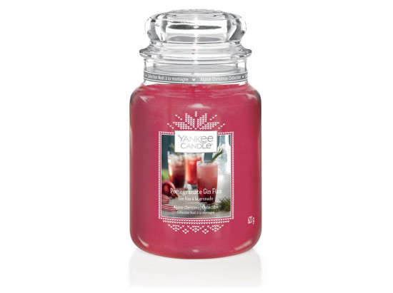 Aromatická svíčka, Yankee Candle Pomegranate Gin, hoření až 150 hod-3380