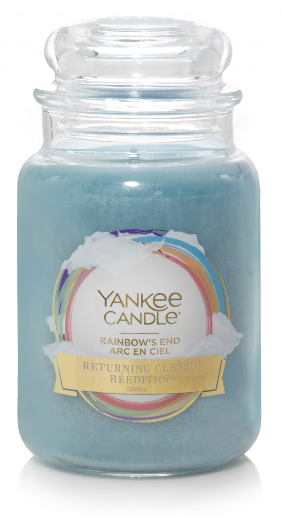 Aromatická svíčka, Yankee Candle Rainbow's End, hoření až 150 hod