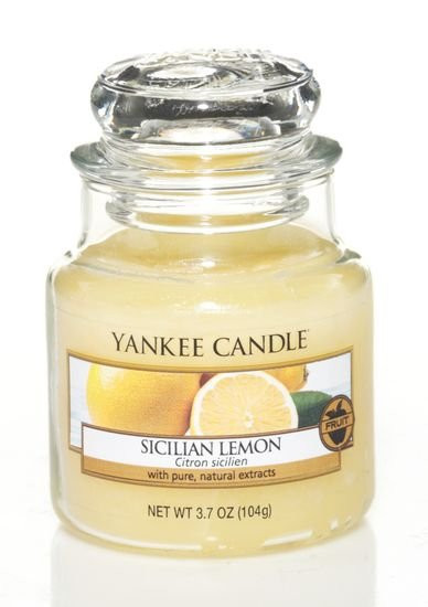 Aromatická svíčka, Yankee Candle Sicilian Lemon, hoření až 30 hod