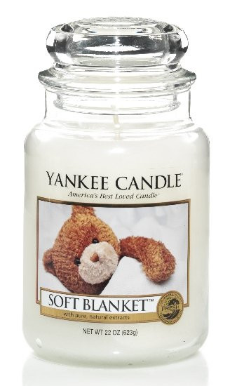 Aromatická svíčka, Yankee Candle Soft Blanket, hoření až 150 hod-1262