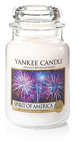 Aromatická svíčka, Yankee Candle Spirit of America, hoření až 150 hod
