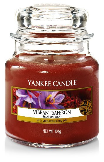 Aromatická svíčka, Yankee Candle Vibrant Saffron, hoření až 30 hod-354