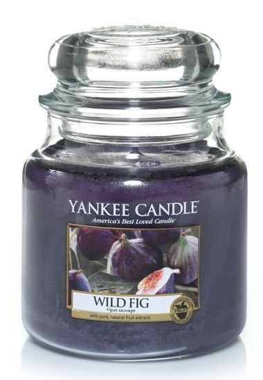 Aromatická svíčka, Yankee Candle Wild Fig, hoření až 75 hod