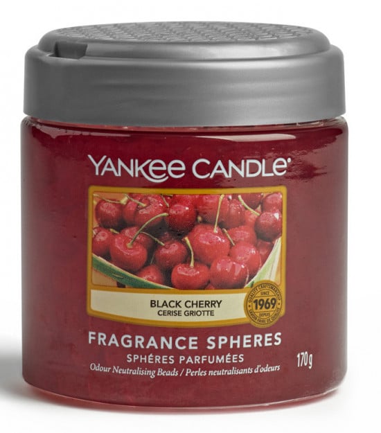 Aromatické perly, Yankee Candle Spheres Black Cherry, provonění až 4 týdny