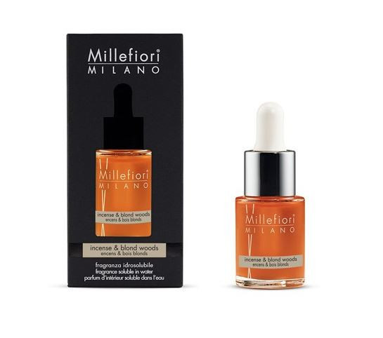 Aromatický olej, Millefiori Natural, Incense & Blond Woods, 15 ml