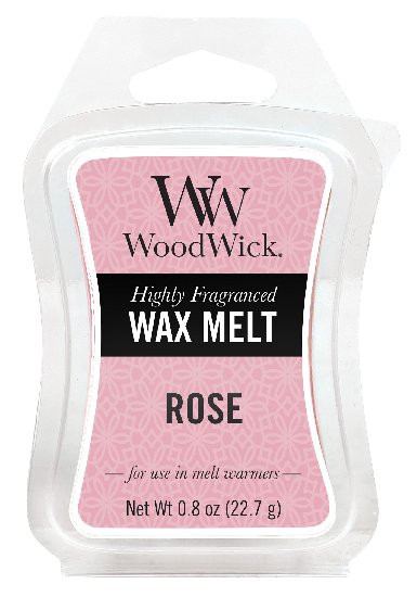 Aromatický vosk, WoodWick Rose, provonění minimálně 8 hod