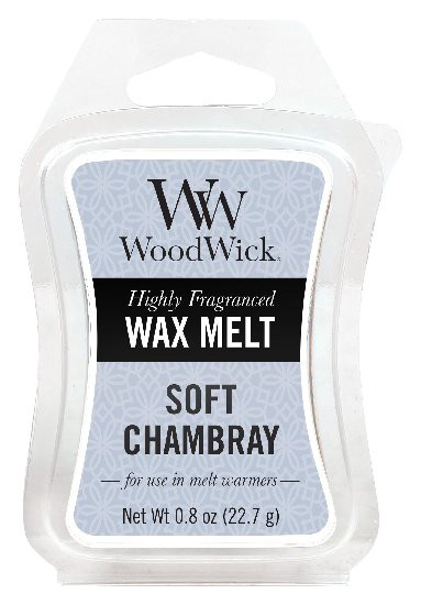 Aromatický vosk, WoodWick Soft Chambray, provonění minimálně 8 hod-1020