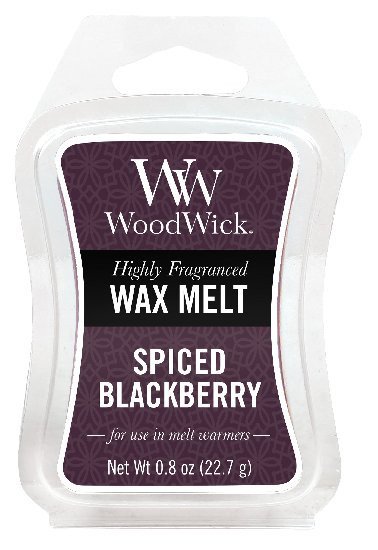 Aromatický vosk, WoodWick Spiced Blackberry, provonění minimálně 8 hod