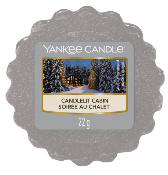 Aromatický vosk, Yankee Candle Candlelit Cabin, provonění až 8 hod