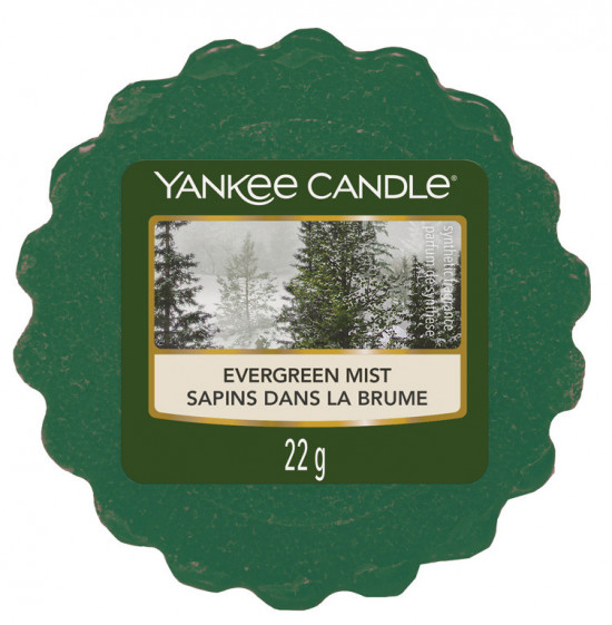 Aromatický vosk, Yankee Candle Evergreen Mist, provonění až 8 hod-516