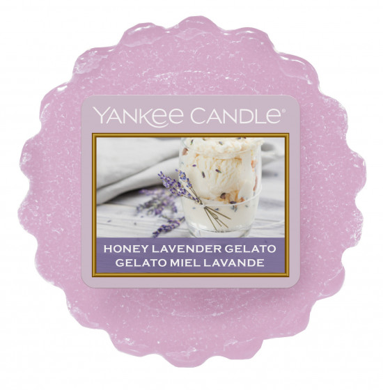Aromatický vosk, Yankee Candle Honey Lavender Gelato, provonění až 8 hod-733