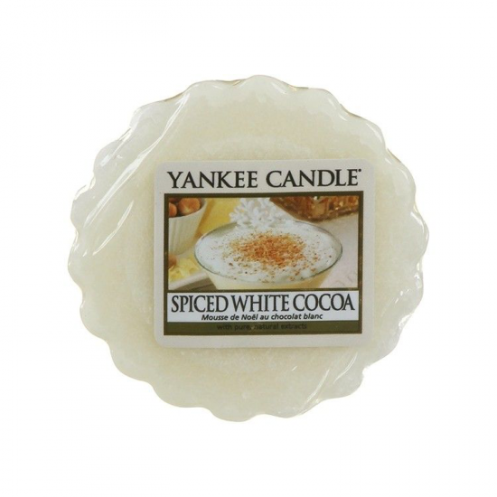 Aromatický vosk, Yankee Candle Spiced White Cocoa, provonění až 8 hod-3245