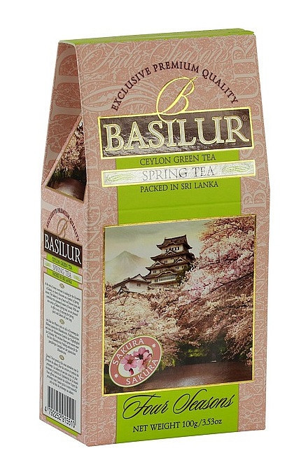Aromatizovaný zelený čaj, Basilur Four Seasons Spring, sypaný, 100 g