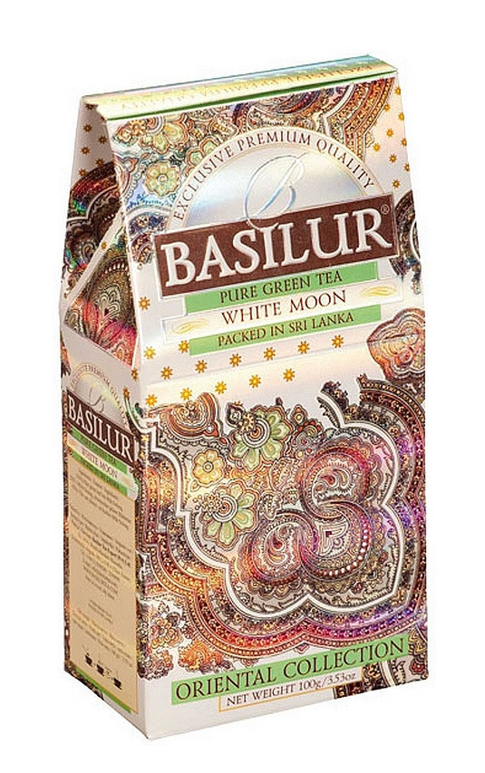 Aromatizovaný zelený čaj, Basilur Orient White Moon, sypaný, 100 g