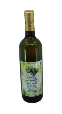 Bílé polosuché víno, Vinařství Josef Valihrach Pálava pozdní sběr 2015, 13,5% obj., 0.75 l
