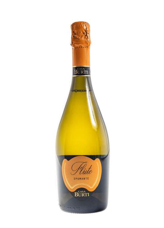 Bílé suché šumivé víno, Cantine Riondo Flute Spumante Brut Casa Burti, 11% obj., 0.75 l