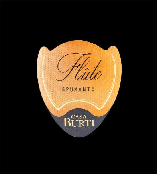 Bílé suché šumivé víno, Cantine Riondo Flute Spumante Brut Casa Burti, 11% obj., 0.75 l-8255