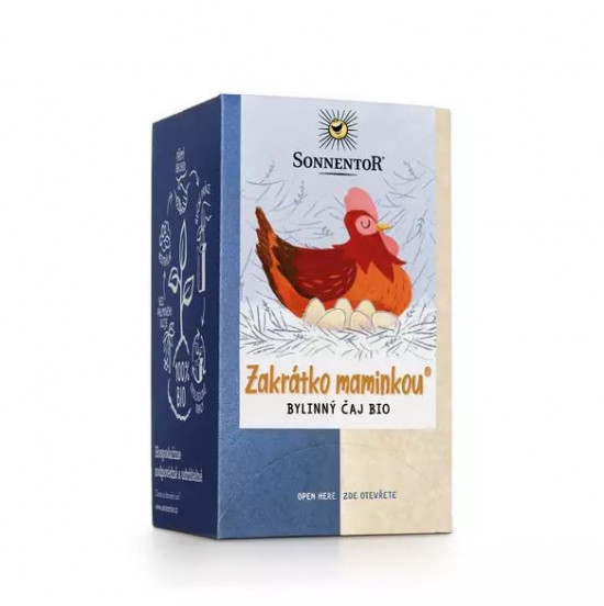 BIO bylinný čaj, Sonnentor Bio Rarášci - Zakrátko maminkou, porcovaný, 20 sáčků