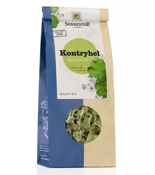 BIO bylinný čaj, Sonnentor Kontryhel obecný, Alchemilla vulgaris, sypaný, 40 g