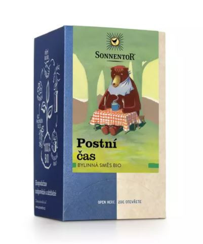 BIO bylinný čaj, Sonnentor Postní čas, porcovaný, 18 sáčků