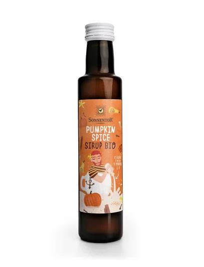 BIO bylinný sirup, Sonnentor Pumpkin spice, 250 ml