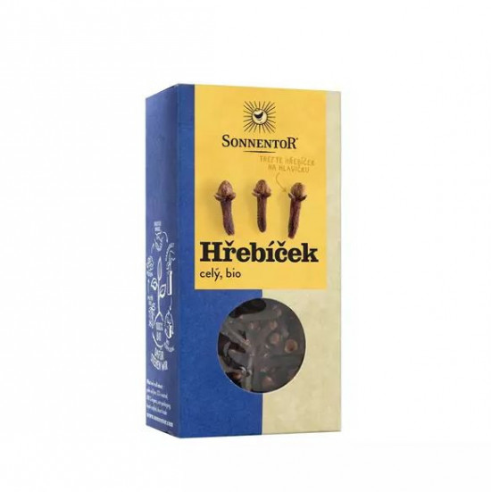 BIO koření, Sonnentor Hřebíček celý, Syzygium aromaticum, krabička, 35 g
